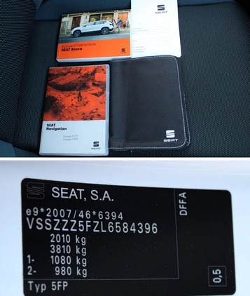 Seat Ateca cena 77982 przebieg: 151097, rok produkcji 2020 z Nasielsk małe 781